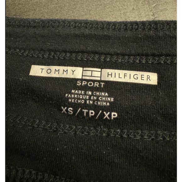 Tommy Hilfiger Sport Black Joggers Stars - Sz XS - Picture 10 of 12